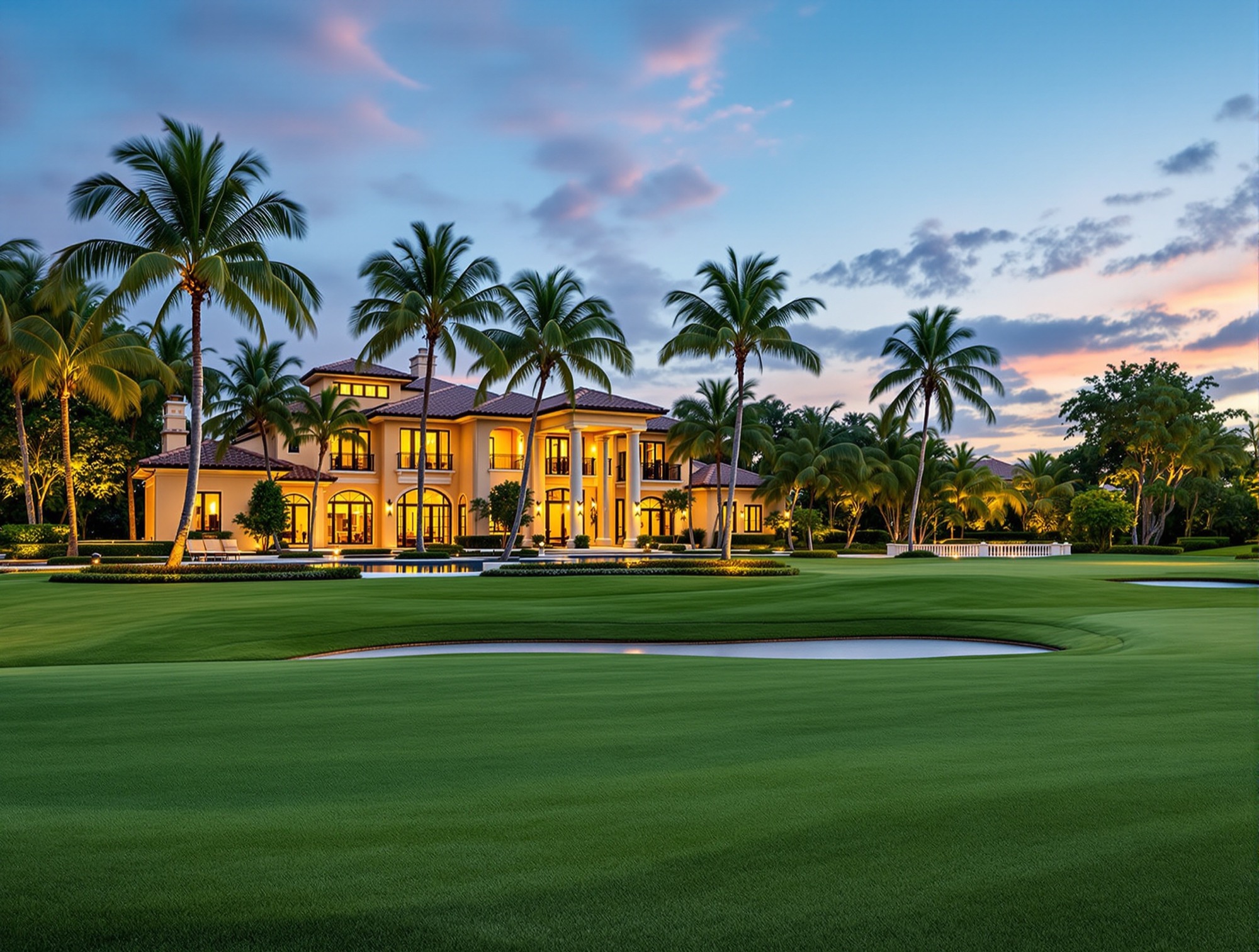 Golf course estate
