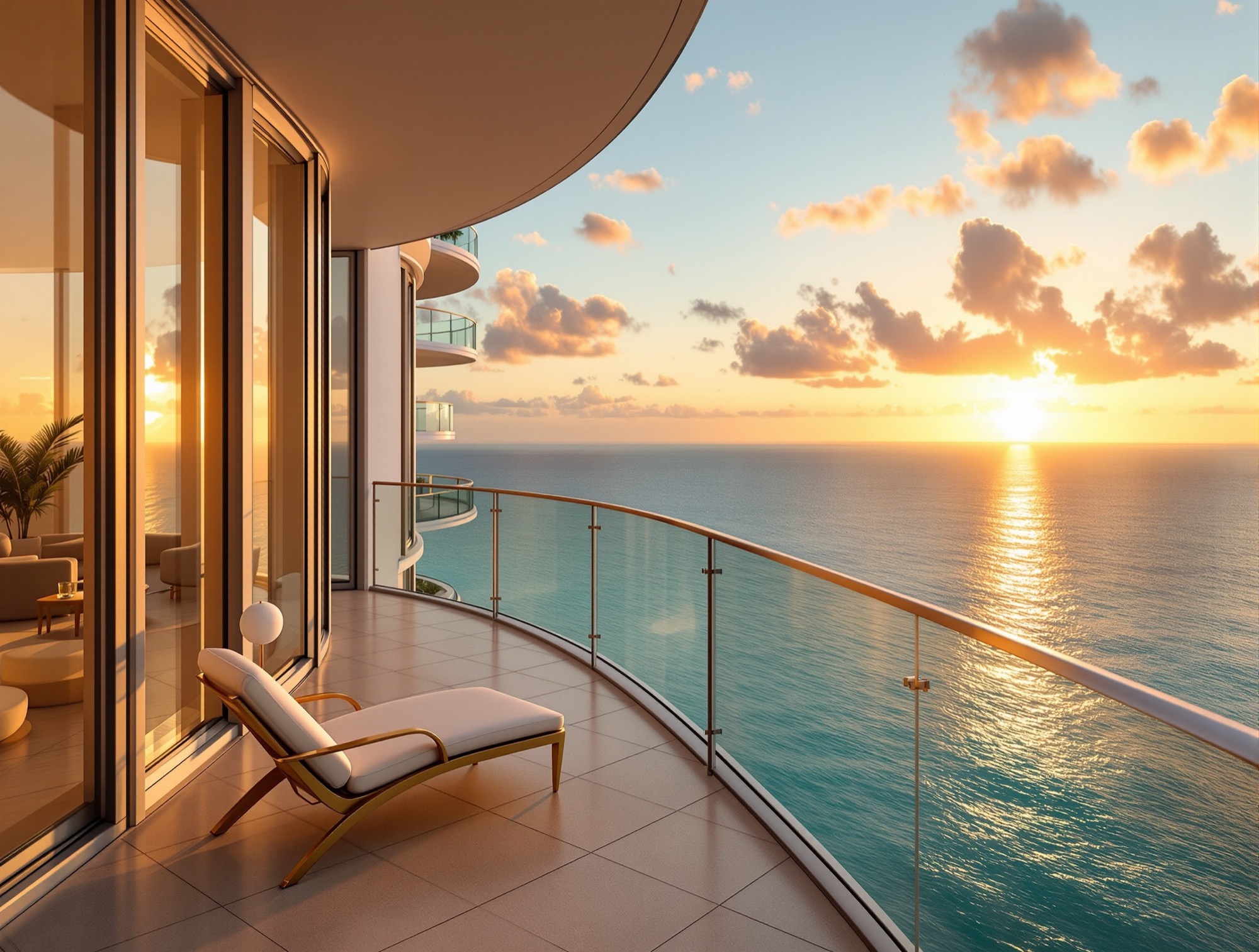 Luxury waterfront condominium